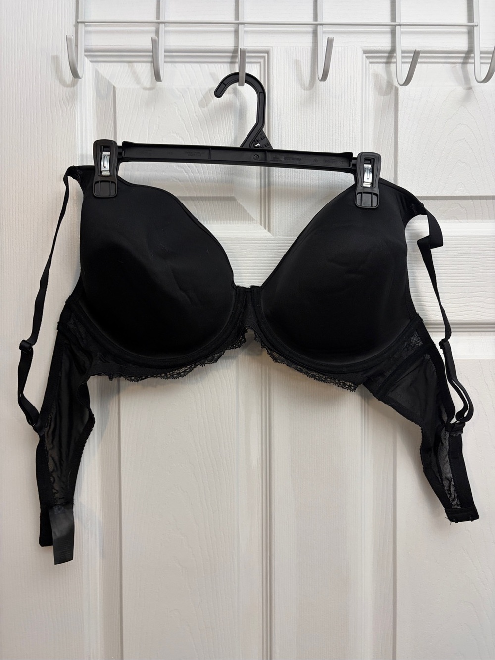 ASOS Black Lace-Trim Convertible Underwire Bra